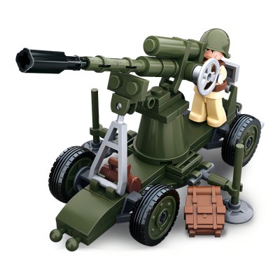 Sluban WWII M38-B0678C 4en1 Canon antiaérien