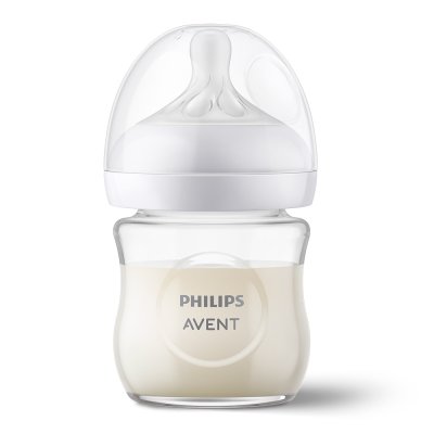 Γυάλινη φιάλη Philips AVENT Natural Response 120 ml, 0m+