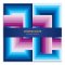 Galison Drewniane puzzle Jonathan Adler Nieskończoność 22 elementy