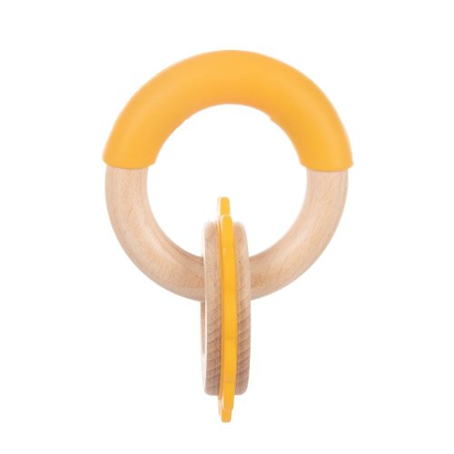 CANPOL BABIES Wooden/silicone teether Lion