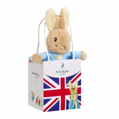 Rainbow Plüschhase Peter in Union Jack Tasche