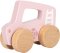 small foot Auto in legno da spingere Rosa