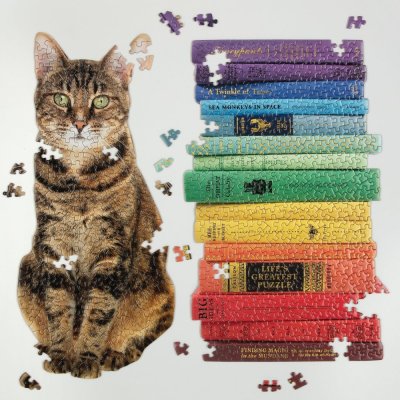 Galison Puzzle szett 2db Queen of the Stacks 650 darabos