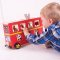 Bigjigs Toys Leseni avtobus z živalmi