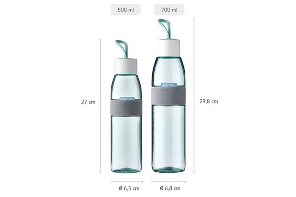 MEPAL Trinkflasche Ellipse Nordic Blue 500 ml