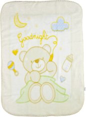 BABYMATEX Kocyk Shell beżowy 80x100 cm