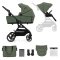 KINDERKRAFT SELECT Kinderwagen kombiniert Yoxi 2in1 Mystic Green
