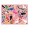 Mudpuppy Puzzle de Dupla Face Insetos e Pássaros 100 peças
