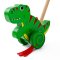 Bigjigs Baby Fa Tologató T. rex
