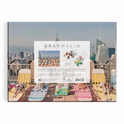 Galison Puzzle Psi v New Yorku Gray Malin 1000 delov