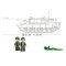Sluban Model Bricks M38-B0839 Char d'assaut allemand Leopard 2A5