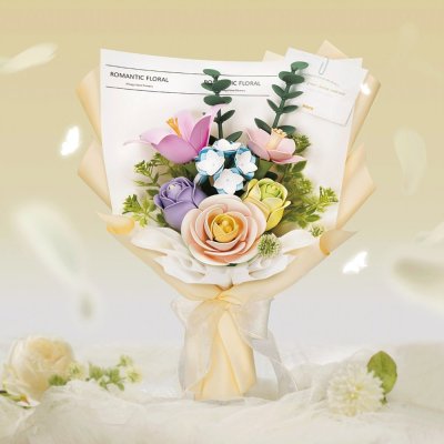 Puzzle 3D RoboTime Bouquet de printemps