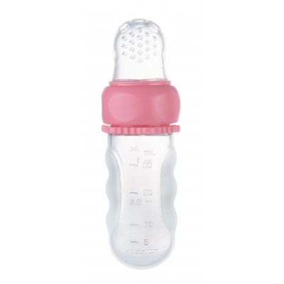 CANPOL BABIES Retina in silicone con contenitore rosa