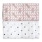 MOTHERHOOD Premium Musselindecke und Wickeltuch 2 Stück Pink Classics 100x120 cm