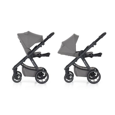 PETITE&MARS Kočárek kombinovaný ICON 2v1 Dove Grey XXL RWS + Core Pro i-Size Black Grey + Báze