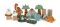 small foot Drvene kocke Dino