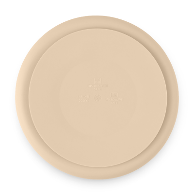 PETITE&MARS Talířek silikonový dělící kulatý Take&Match Desert Sand 6m+