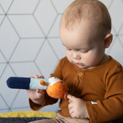 BABYONO Pfeifspielzeug Fox Monday ab 3 Monaten