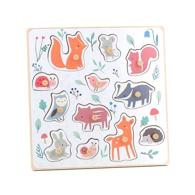 Vilac Leśne zwierzątka puzzle z uchwytem od Sarah Betz