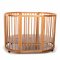 MIMIKO Round 9in1 Growing Crib Round Natural