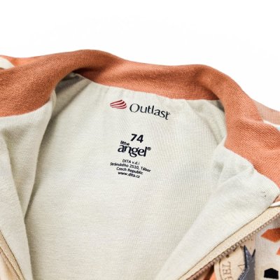 Bluza podszyta Outlast® - zwierzątka kolorowe/jasnobeżowy
