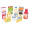 Bigjigs Toys Set mit frischen Lebensmitteln