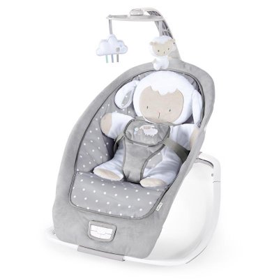 INGENUITY Swing vibrando com a melodia Cuddle Lamb 0m+ até 18 kg, 2019