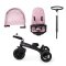 KINDERKRAFT SELECT Triciclo Easytwist Mauvelous Pink, Premium