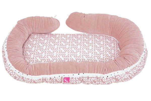 MOTHERHOOD Babynest och Juniorkudde 2 i 1 Rosa Klassiker ny