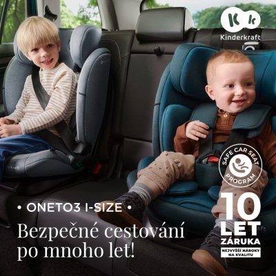 KINDERKRAFT Bilbarnstol Oneto3 i-Size 76-150cm + Isofix Harbor blå