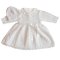 Conjunto de batizado ECO, tamanho menina. 74