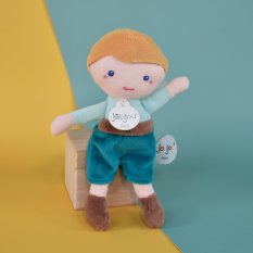 Doudou Jolijou Punčka Jules 16 cm zelena
