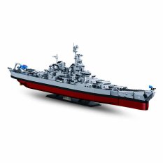 Sluban Model Bricks M38-B1291 Schlachtschiff USS Missouri 1:350