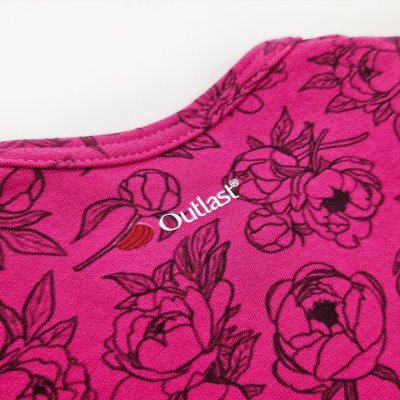 Maglietta smyk DR TISK Outlast® - peonie rosa