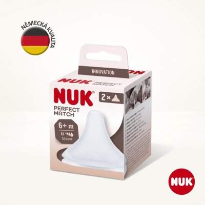 NUK Smoczek Perfect Match Universal 2 szt., 6m+
