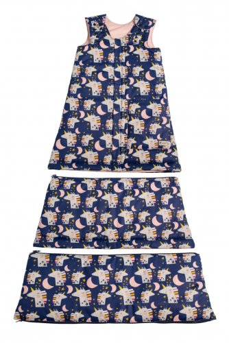Monkey Mum® Adjustable Winter Sleeping Bag 0 - 4 years - Set - Heavenly Unicorn
