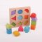 Bigjigs Baby Holzbausteine Formen und Farben