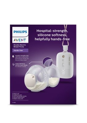 Philips AVENT Laktator elektryczny do mleka matki Hands-Free DUO Premium Plus SCF532/11 + Prezent