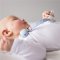 BABYONO Schnullerclip aus Silikon – Blau