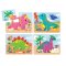 Mudpuppy Puzzle Dinozaury zestaw 4 w 1