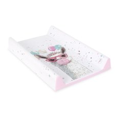 CEBA BABY 2-Sided Changing Pad with Hard Board (50x70) Ultra Light Crazy Lama