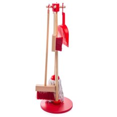 Bigjigs Toys Reinigungsspielset rot