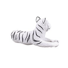 Mojo Weißer Bengal-Tiger Junges liegend