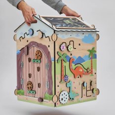 BusyKids Activity board Domeček DINO