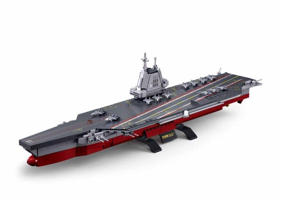 Sluban Model Bricks M38-B1211 Aircraft Carrier Fujian