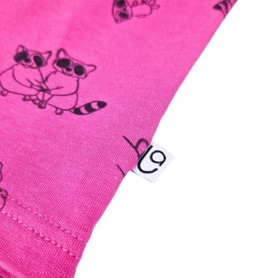 Maglietta smyk DR TISK Outlast® - rosa procioni