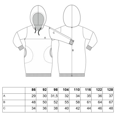 Mikinaste obleke - črno cvetje