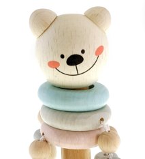 Hess Grzechotka miś z dzwoneczkami