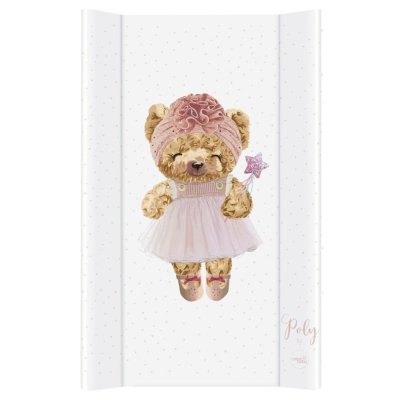 CEBA BABY Wickelauflage 2-seitig mit fester Platte (50x80) Comfort Fluffy Puffy Poly