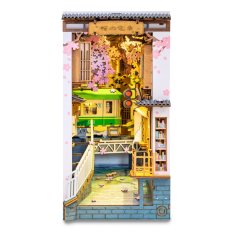 Puzzle 3D RoboTime Serre-livres Miniature Maison Rue Sakura